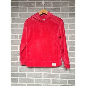 Lucky Brand Pink Girls Plush Teddy Pullover Hoodie Size L (14-16)